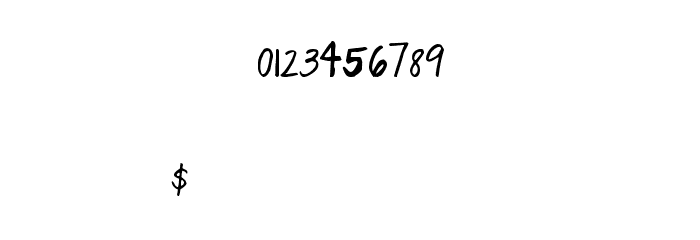 BeautifulThangs Font OTHER CHARS