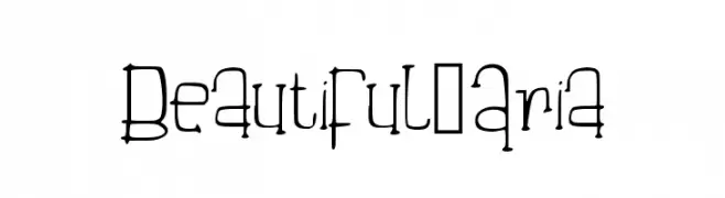 Beautiful_Aria  フリーフォントのダウンロード