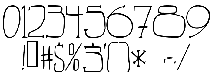 Beautiful_Aria Font OTHER CHARS
