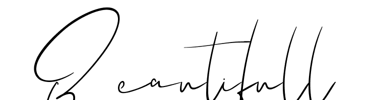 Beautifull  フリーフォントのダウンロード