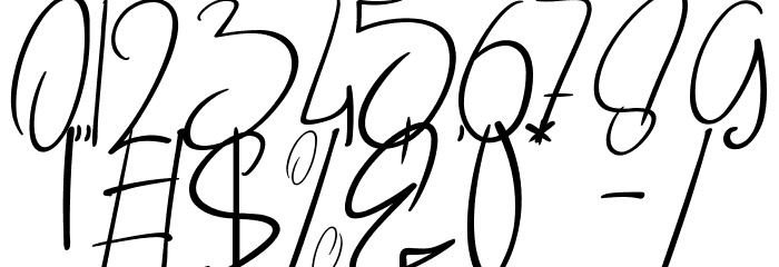 Beautifull Font OTHER CHARS