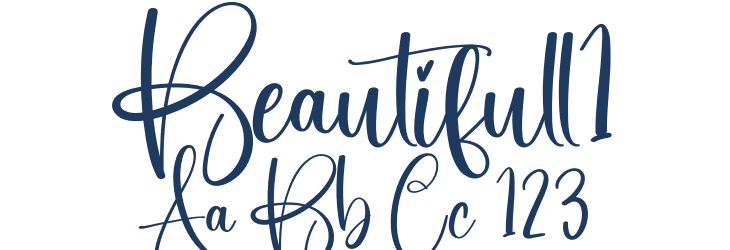 Beautifull1 Font Preview