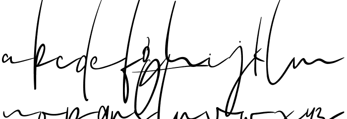 Beautifull Font LOWERCASE