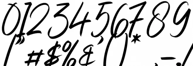 Beautifully DEMO Font OTHER CHARS