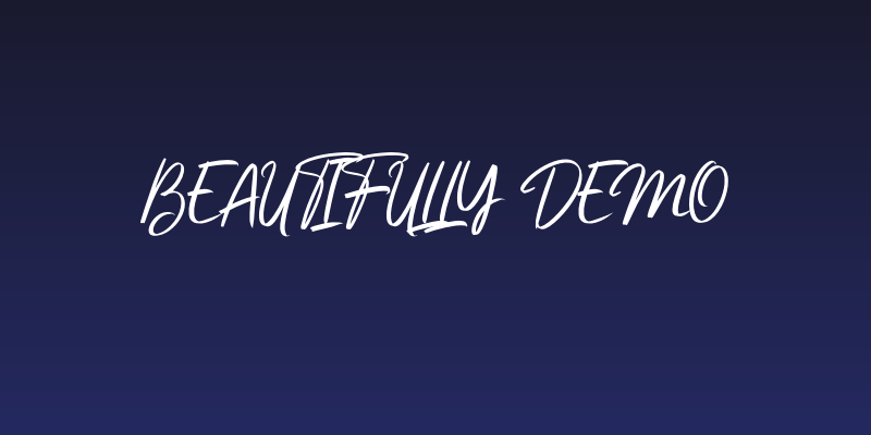 Beautifully DEMO Social Header