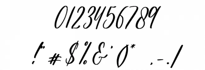 Beautifully Font OTHER CHARS