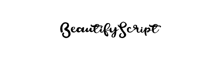 BeautifyScript Caratteri