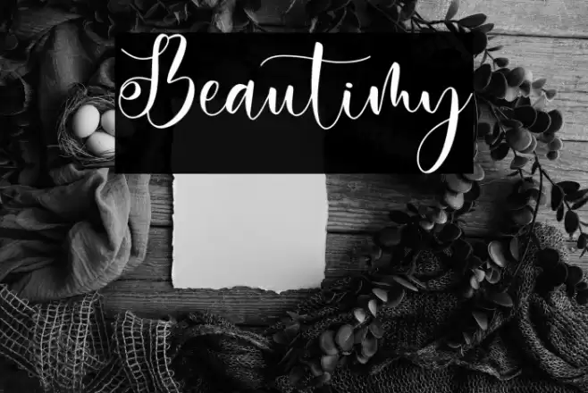 Beautimy Font examples