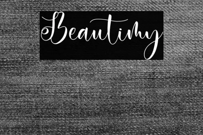 Beautimy Font examples