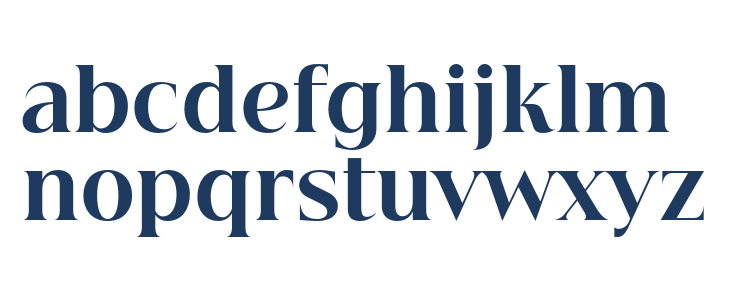 Beautique Display Black Lowercase