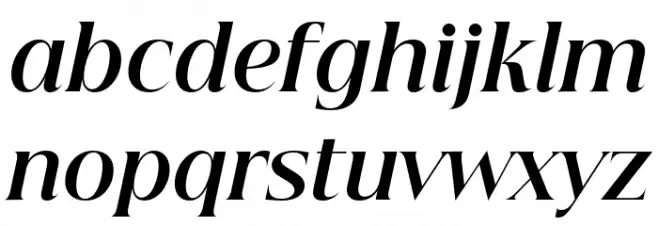 Beautique Display Bold Italic Fuentes MINÚSCULAS