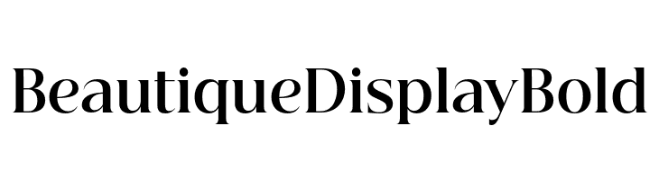 Beautique Display Bold  font caratteri gratis