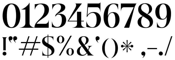 Beautique Display Bold Font OTHER CHARS