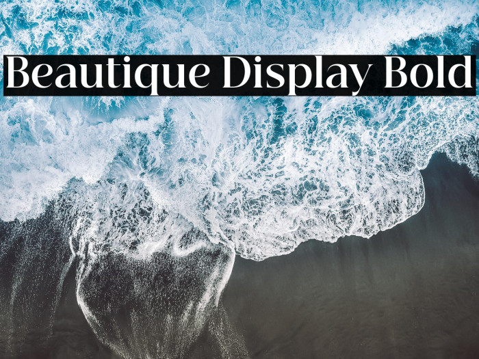 Beautique Display Bold Example 1