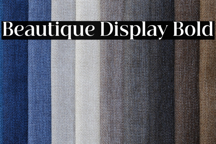 Beautique Display Bold Example 2