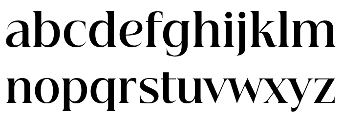 Beautique Display Bold Font LOWERCASE