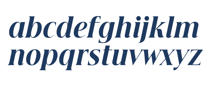 Beautique Display Condensed Black Italic Lowercase