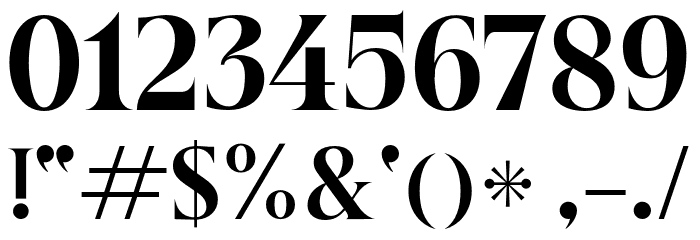 Beautique Display Condensed Black Font OTHER CHARS