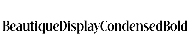 Beautique Display Condensed Bold  baixar fontes gratis