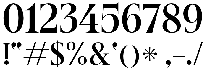 Beautique Display Condensed Bold Font OTHER CHARS