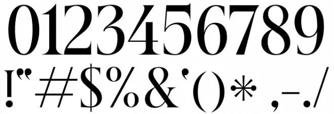 Beautique Display Condensed Medium Font OTHER CHARS