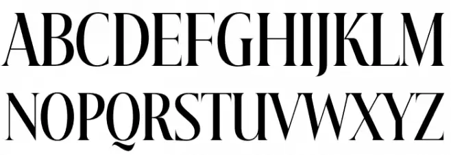 Beautique Display Condensed Medium 字体 大写