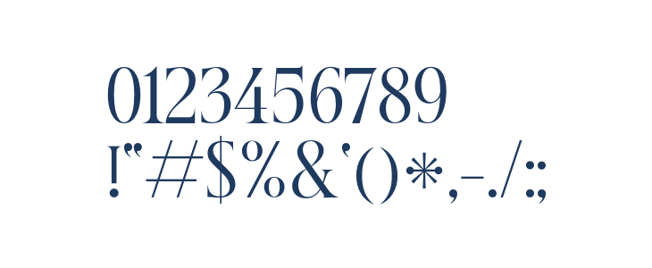 Beautique Display Condensed Other Characters