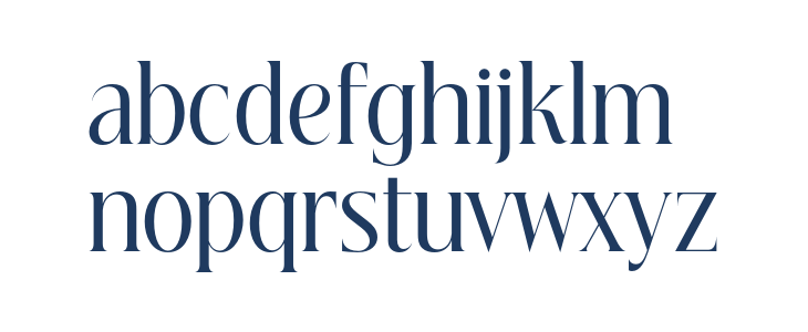 Beautique Display Condensed Lowercase
