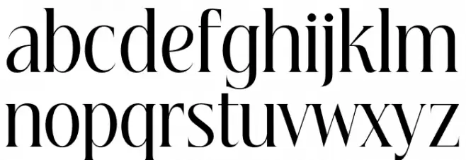 Beautique Display Condensed फ़ॉन्ट लोअरकेस