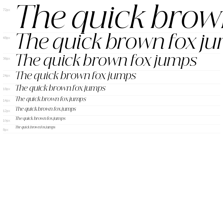 Beautique Display Light Italic Waterfall