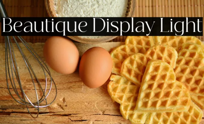 Beautique Display Light Example 2