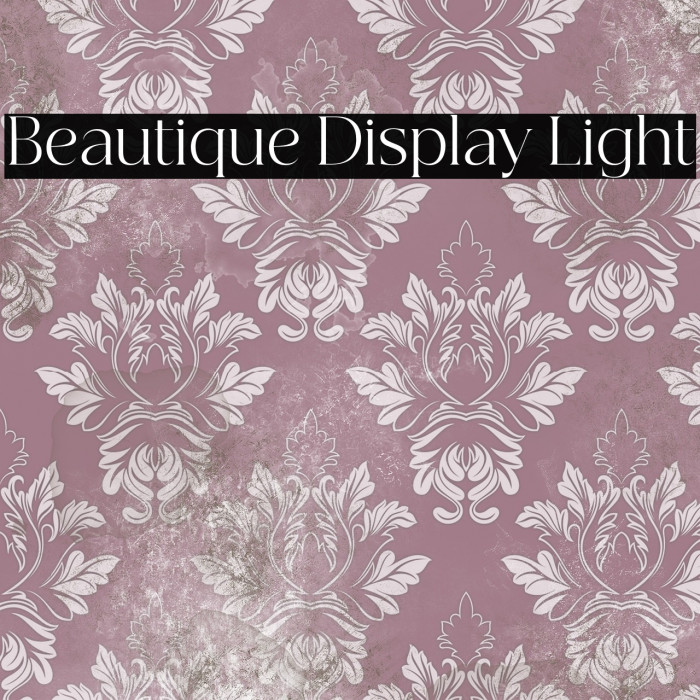 Beautique Display Light Example 3