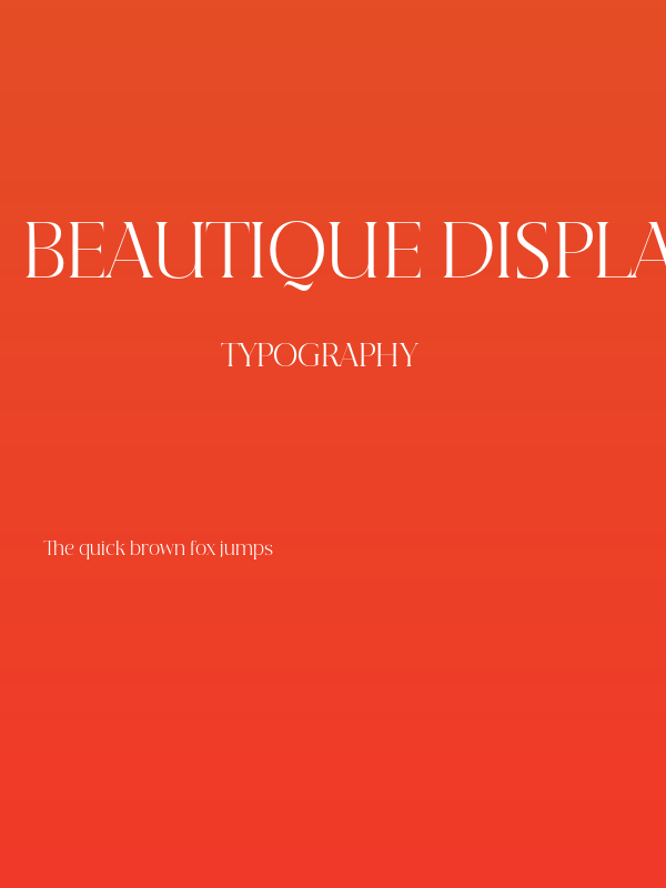 Beautique Display Light Poster
