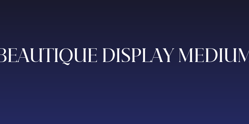 Beautique Display Medium Social Header