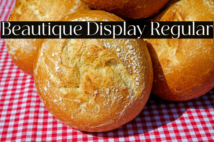 Beautique Display Regular Example 2