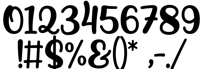 Beauty Adesha Regular Font OTHER CHARS