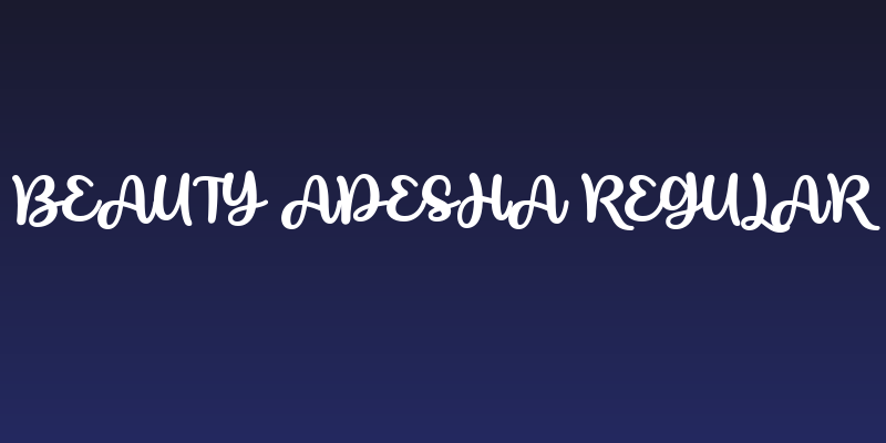 Beauty Adesha Regular Social Header