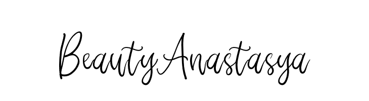 Beauty Anastasya  les polices de caractères gratuit tlcharger