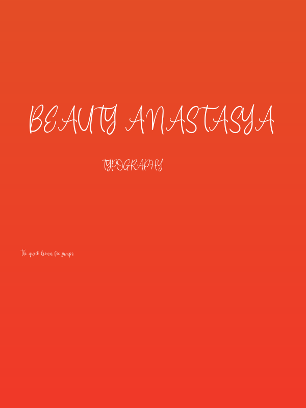 Beauty Anastasya Poster