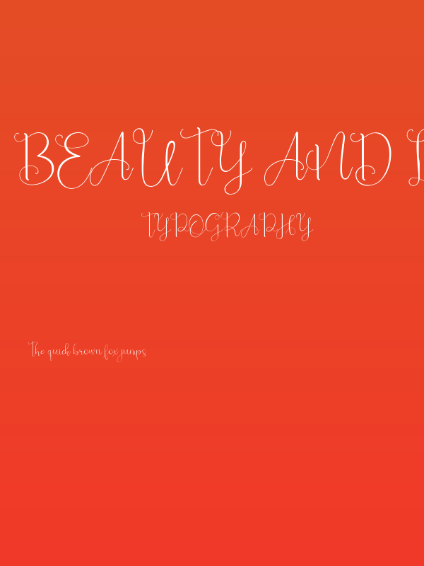 Beauty And Love ScriptFree Poster