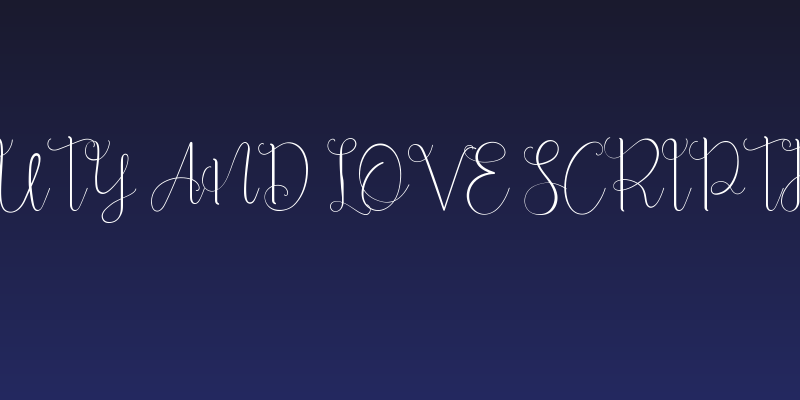 Beauty And Love ScriptFree Social Header
