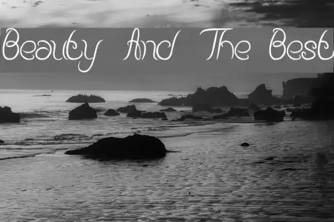 Beauty And The Best Font examples