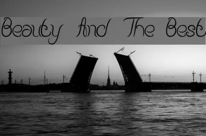 Beauty And The Best Font examples
