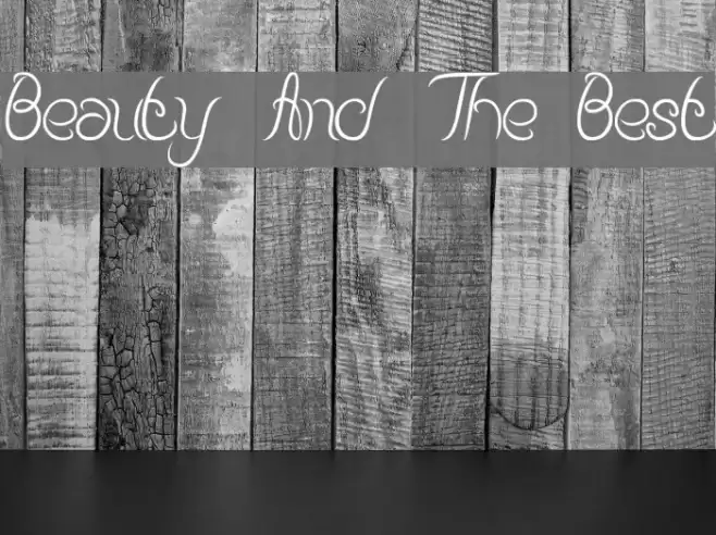 Beauty And The Best Font examples