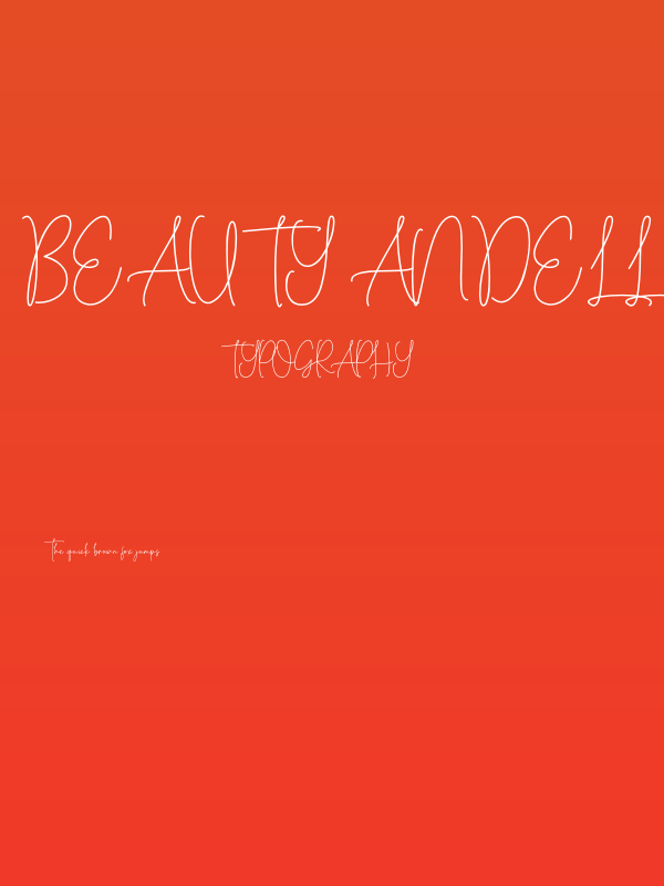 Beauty Andellia Poster