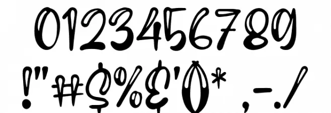 Beauty Angel Regular Font OTHER CHARS