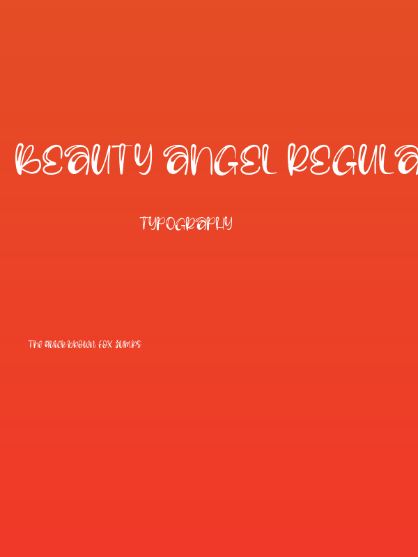 Beauty Angel Regular Poster