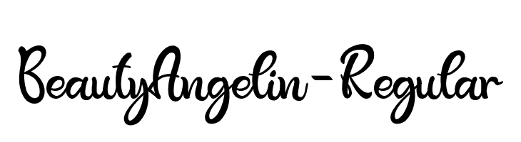 Beauty Angelin-Regular  Frei Schriftart Herunterladen