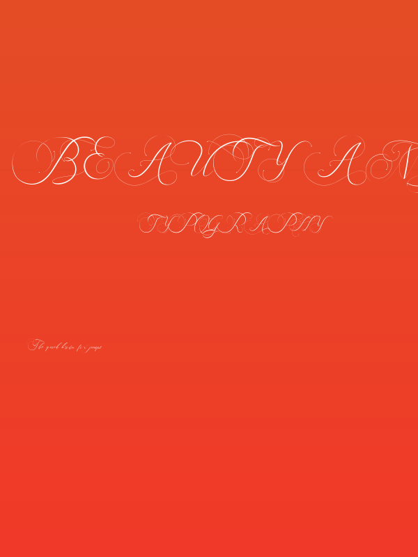 Beauty Angelique Poster