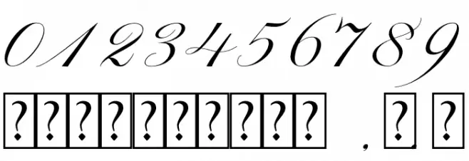 Beauty Athena Font OTHER CHARS